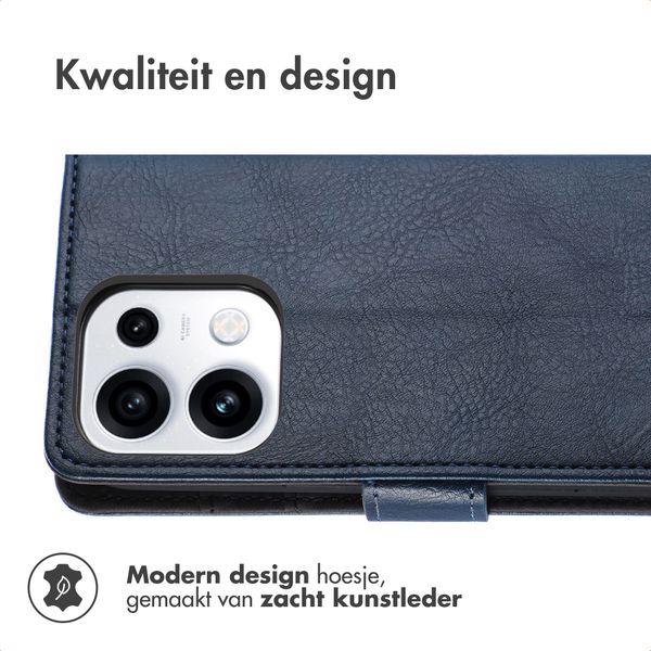 imoshion Luxe Bookcase Oppo Reno 16 / 16 Pro - Donkerblauw