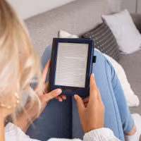 imoshion Vegan Leather Bookcase Tolino Page 2 - Donkerblauw