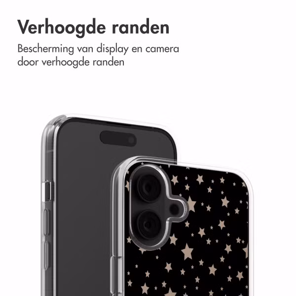 imoshion Design hoesje Apple iPhone 16 - Stars Beige Reverse