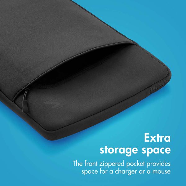imoshion Laptop sleeve with storage pocket 13 inch - Black