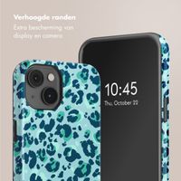 Selencia Vivid Tough Backcover met MagSafe iPhone 14 - Wild Spots Light Blue