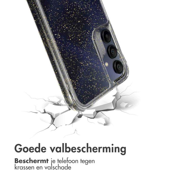 imoshion Clear Glitter Backcover Samsung Galaxy A15 (5G/4G) - Goud