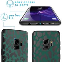 imoshion Design hoesje Samsung Galaxy S9 - Luipaard - Groen / Zwart