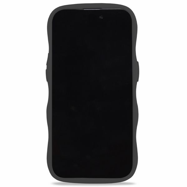 Holdit Wavy Case iPhone 12/12 Pro - Black / Mirror