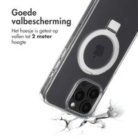 Accezz Ring Stand Backcover met MagSafe Apple iPhone 15 Pro Max - Transparant