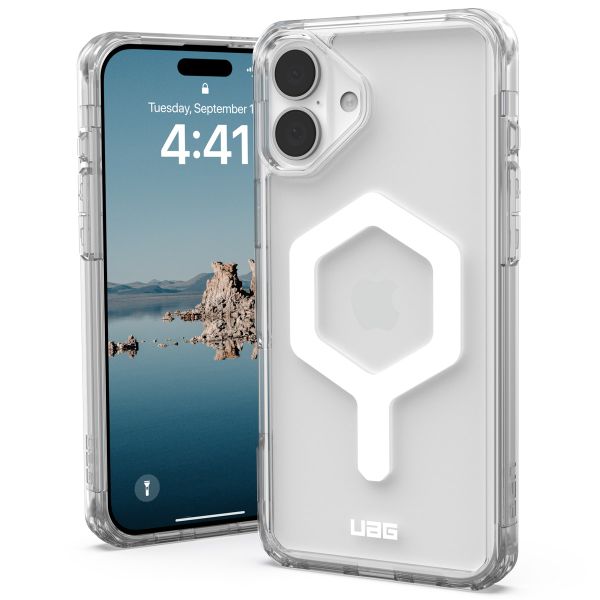 UAG Plyo Backcover MagSafe iPhone 16 Plus - Ice / White