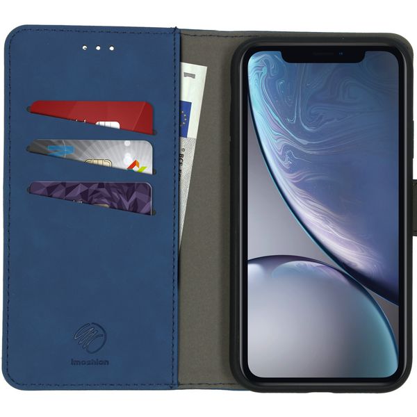 imoshion Uitneembare 2-in-1 Luxe Bookcase iPhone Xr - Donkerblauw