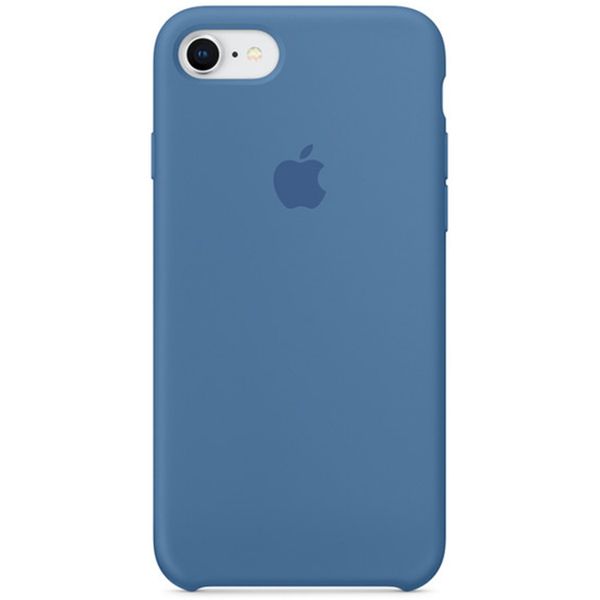 Apple Silicone Backcover iPhone SE (2022 / 2020) / 8 / 7 - Denim Blue