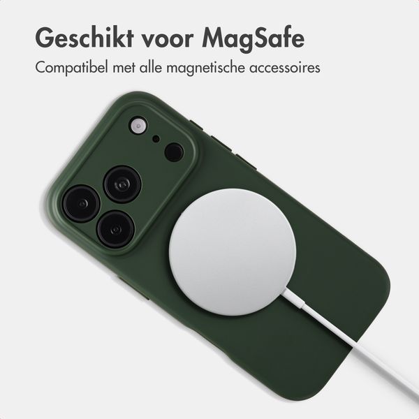Accezz Grip Backcover met MagSafe Apple iPhone 18 Pro Max / 17 Pro Max - Donkergroen