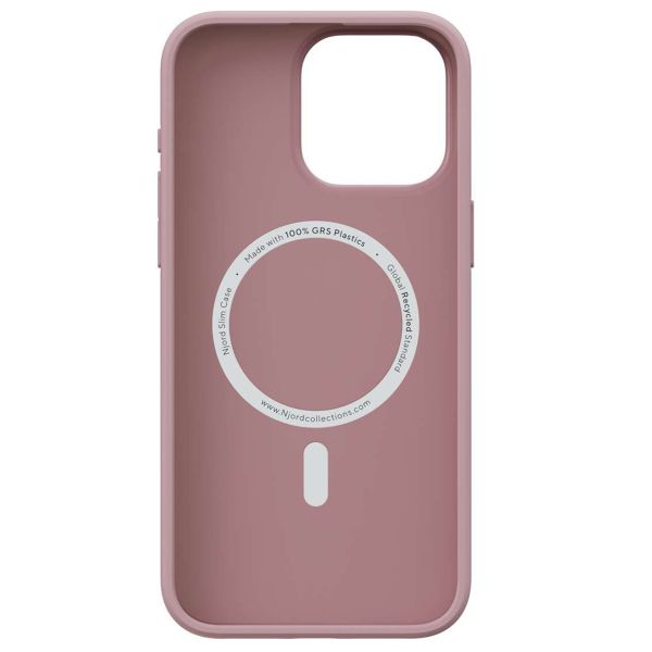 Njorð Collections Slim Case MagSafe iPhone 15 Pro Max - Pink Blush