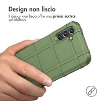 imoshion Rugged Shield Backcover Samsung Galaxy A14 (5G/4G) - Donkergroen