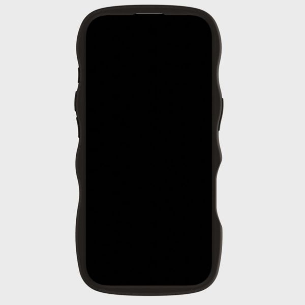 Holdit Wavy Case iPhone 16 Pro Max - Black / Transparant