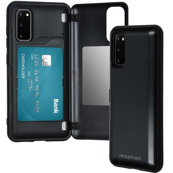 imoshion Backcover met pashouder Samsung Galaxy S20 - Zwart