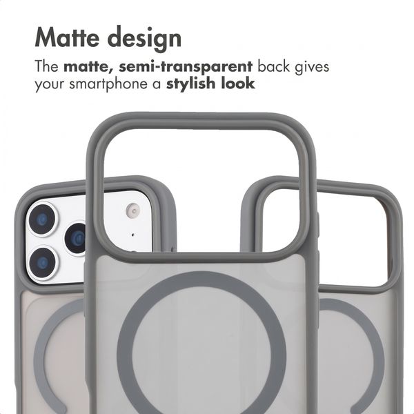 imoshion Colour Guard Case with MagSafe Apple iPhone 18 Pro / 17 Pro - Grey