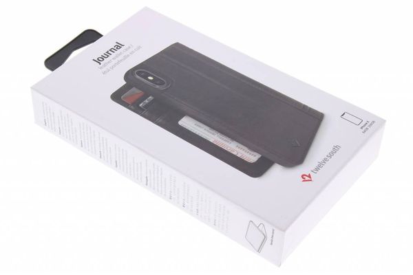 Twelve South Journal Wallet Bookcase Apple iPhone X / Xs - Zwart