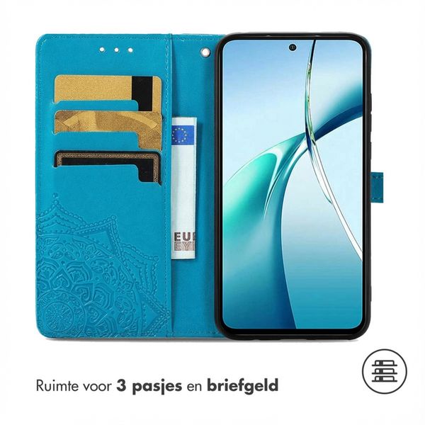 imoshion Mandala Bookcase Oppo Find X8 - Turquoise
