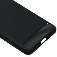 Brushed Backcover Sony Xperia 10 II - Zwart