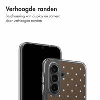 imoshion Design hoesje Samsung Galaxy A18 (4G) / A17 (4G/5G) - Polka Dot Bruin