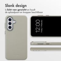Accezz MagSafe Leather Backcover Samsung Galaxy A57 (5G) - Light Grey