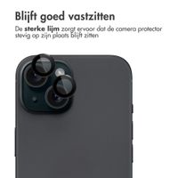 imoshion 2 Pack Camera lens protector Apple iPhone 15 / 15 Plus - Black