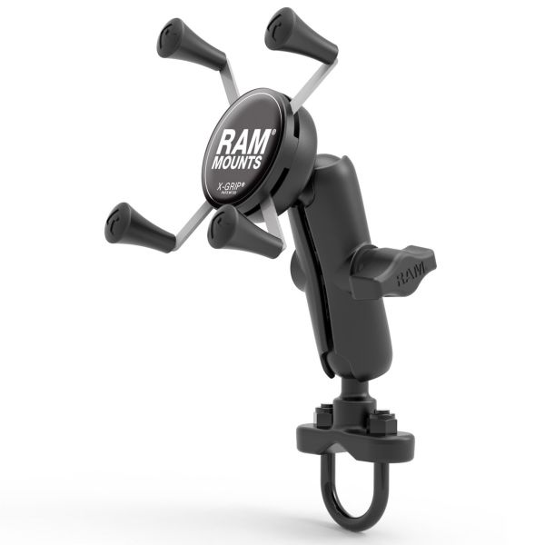 RAM Mounts X-Grip® U-Bolt telefoonhouder fiets/motor/scooter - Universeel - Klein - Zwart