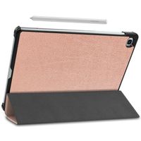 imoshion Trifold Bookcase Samsung Galaxy Tab S6 Lite / Tab S6 Lite (2022) / Tab S6 Lite (2024) - Rosé Goud