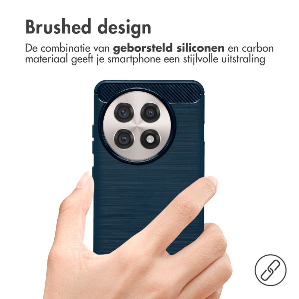 imoshion Brushed Backcover OnePlus 13R - Donkerblauw