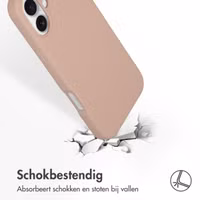 Accezz Liquid Silicone Backcover met MagSafe Apple iPhone 16 Plus - Roze