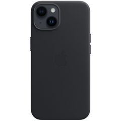Apple Leather Back Cover with MagSafe Apple iPhone 14 - Midnight