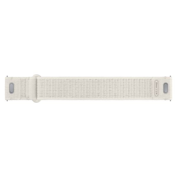 Samsung Originele Feather Fabric Band Samsung Galaxy Watch 4 / 5 / 6 / 7 - 20 mm - S/M - Sand