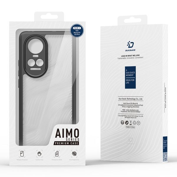 Dux Ducis Aimo Backcover Oppo Reno 10 / 10 Pro - Transparant