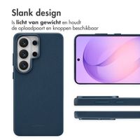 Accezz MagSafe Leather Backcover Samsung Galaxy S26 Ultra - Nightfall Blue