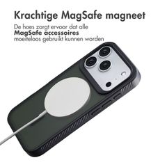 Accezz Rugged Frosted MagSafe Backcover Apple iPhone Air - Zwart