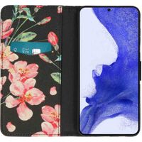 imoshion Design Softcase Bookcase Samsung Galaxy S23 Plus - Blossom Black