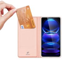 Dux Ducis Slim Softcase Bookcase Xiaomi Redmi Note 12 Pro Plus - Rosé Goud