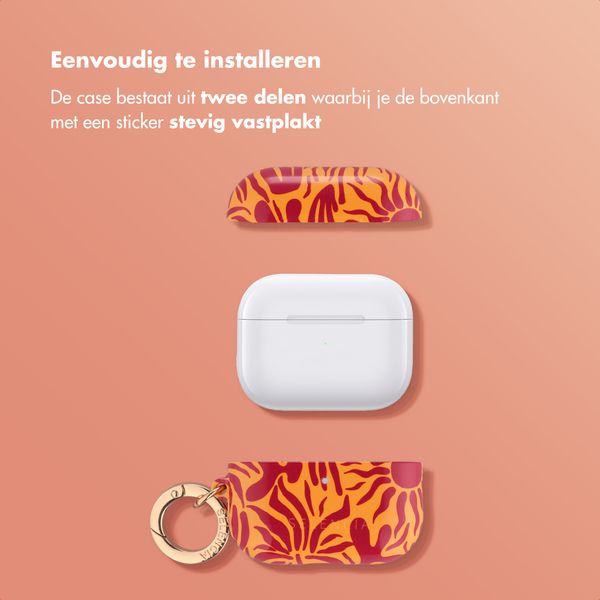 Selencia Vivid Case Apple AirPods Pro 3 - Tropical Vibes Apricot