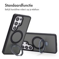 Accezz Ring Stand Backcover met MagSafe Samsung Galaxy S26 Ultra - Zwart