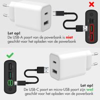 imoshion Powerbank 6.000 mAh - Quick Charge - Zwart