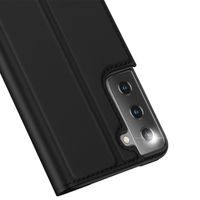 Dux Ducis Slim Softcase Bookcase Samsung Galaxy S21 Plus - Zwart