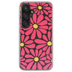 imoshion  Design hoesje Samsung Galaxy S25 - Dusty Rose Flowers Connect