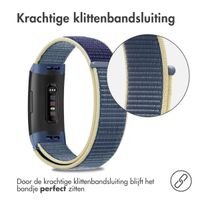 imoshion Nylon bandje Fitbit Charge 3 / 4 - Blauw