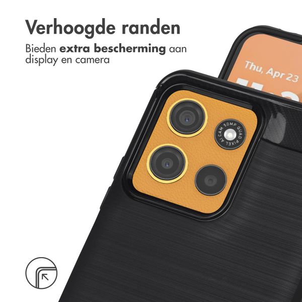 imoshion Brushed Backcover Motorola Moto G15 / G15 Power - Zwart