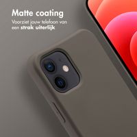 imoshion Color Backcover met afneembaar koord MagSafe Apple iPhone 12 (Pro) - Black Coffee