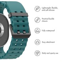 imoshion Ocean Silicone Band Samsung Galaxy Watch 9 (40/44mm) / Watch 8 (40/44mm) / Classic (46mm) - Dark Green