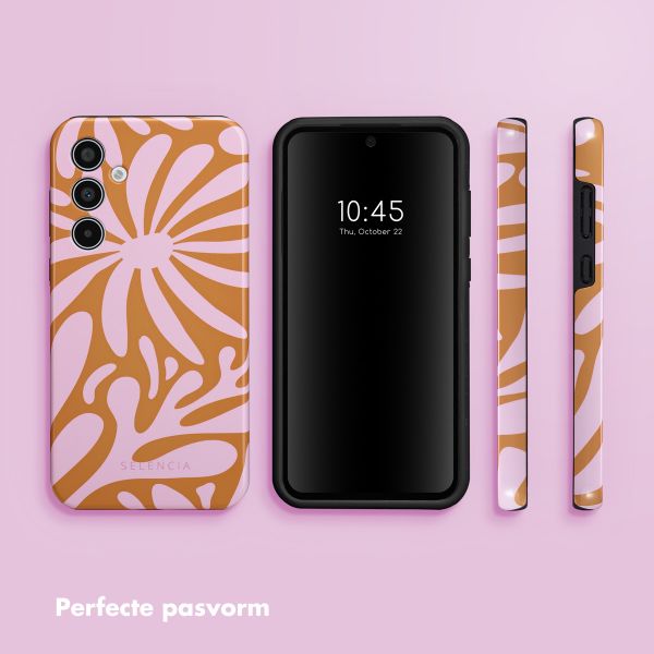 Selencia Vivid Backcover Samsung Galaxy A35 - Modern Bloom Pink