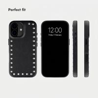 Selencia Studs Back Cover with MagSafe Apple iPhone 17 - Velvet Black
