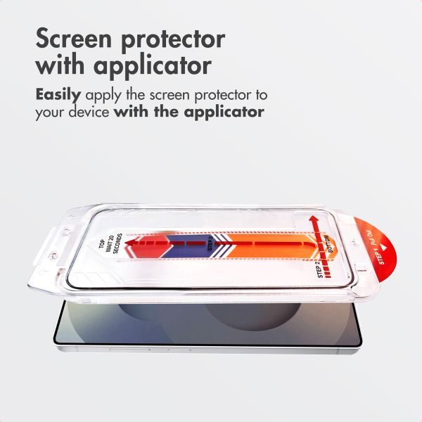 Accezz Tempered Glass Screen Protector + Applicator Samsung Galaxy S25 Ultra