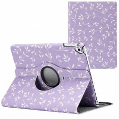 imoshion 360° Draaibare Design Bookcase Apple iPad 6 (2018) 9.7 inch / iPad 5 (2017) 9.7 inch / Air 2 (2014)/Air 1 (2013) - Lavender Flowers