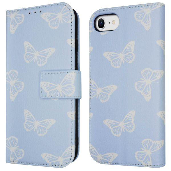 imoshion Design Bookcase iPhone SE (2022 / 2020) / 8 / 7 / 6(s) - Butterfly