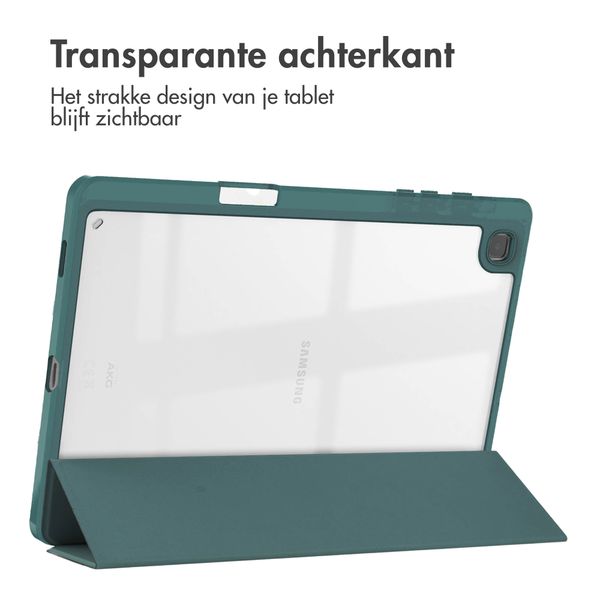 imoshion Trifold Hardcase Bookcase Samsung Galaxy Tab S6 Lite (2020/2022/2024) - Groen